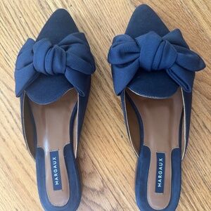 Brand new Margaux mules, unworn, size 40 wide (US 9.5)